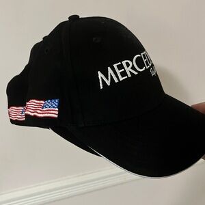 NEW Two Mercedes black baseball caps